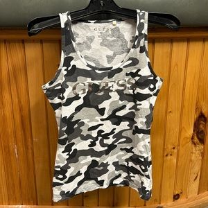 GUESS Camo Tank Top - Size M